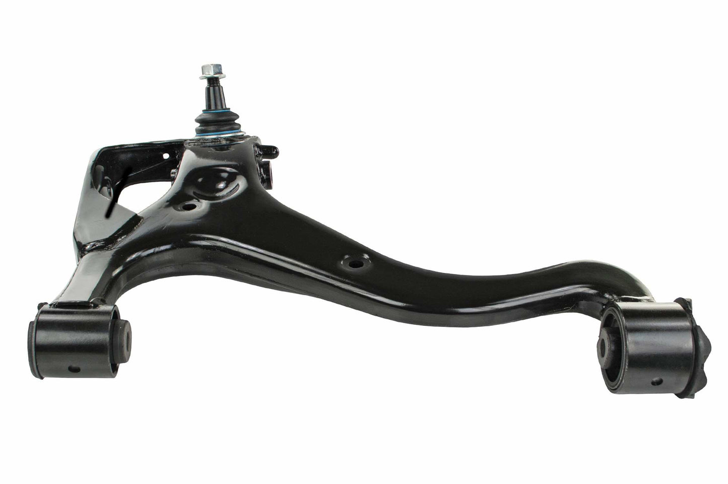 Angle View of Front Left Suspension Control Arm and Ball Joint Assembly MEVOTECH CMS101226