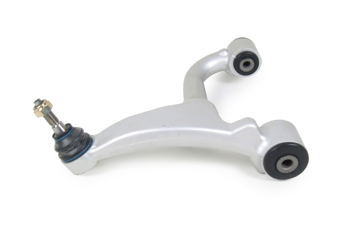 Side View of Rear Upper Left Suspension Control Arm and Ball Joint Assembly MEVOTECH CMS10128