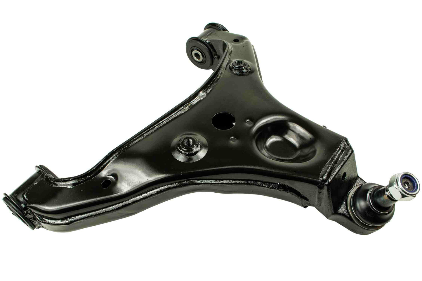 Front View of Front Right Suspension Control Arm and Ball Joint Assembly MEVOTECH CMS101351