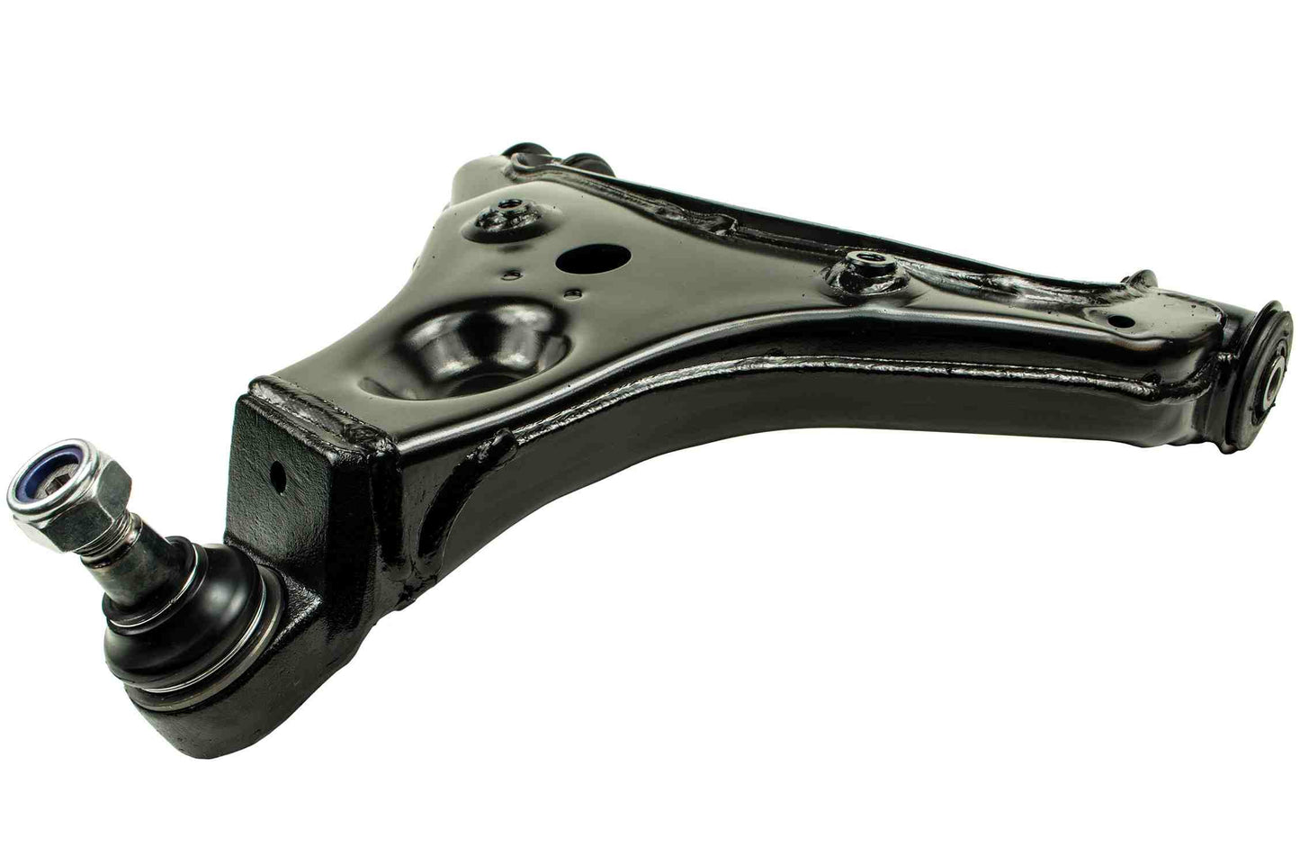 Side View of Front Right Suspension Control Arm and Ball Joint Assembly MEVOTECH CMS101351