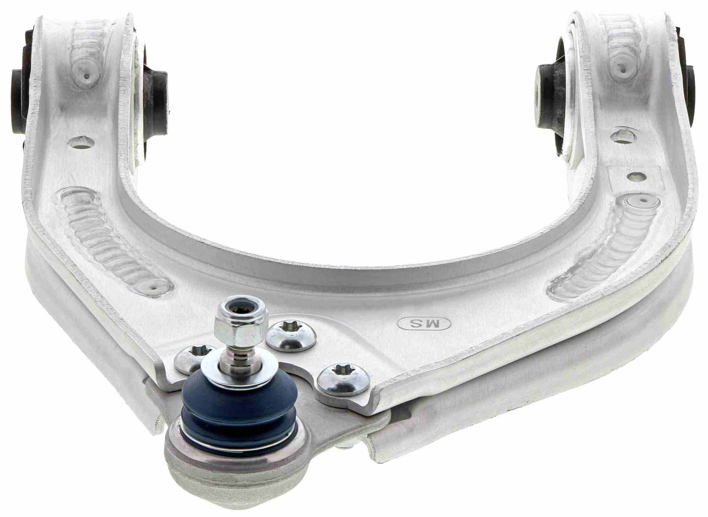 Front View of Front Upper Left Suspension Control Arm and Ball Joint Assembly MEVOTECH CMS10141