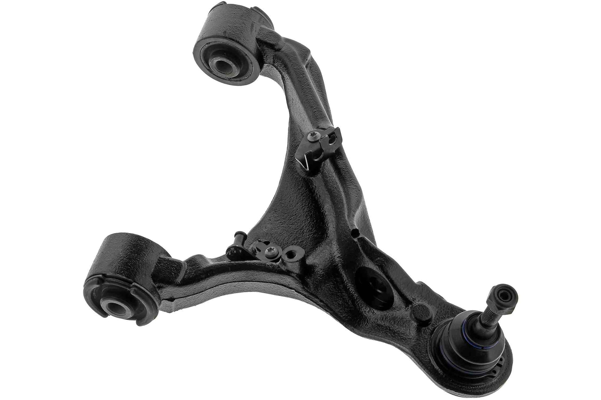 Front View of Front Upper Right Suspension Control Arm and Ball Joint Assembly MEVOTECH CMS101421