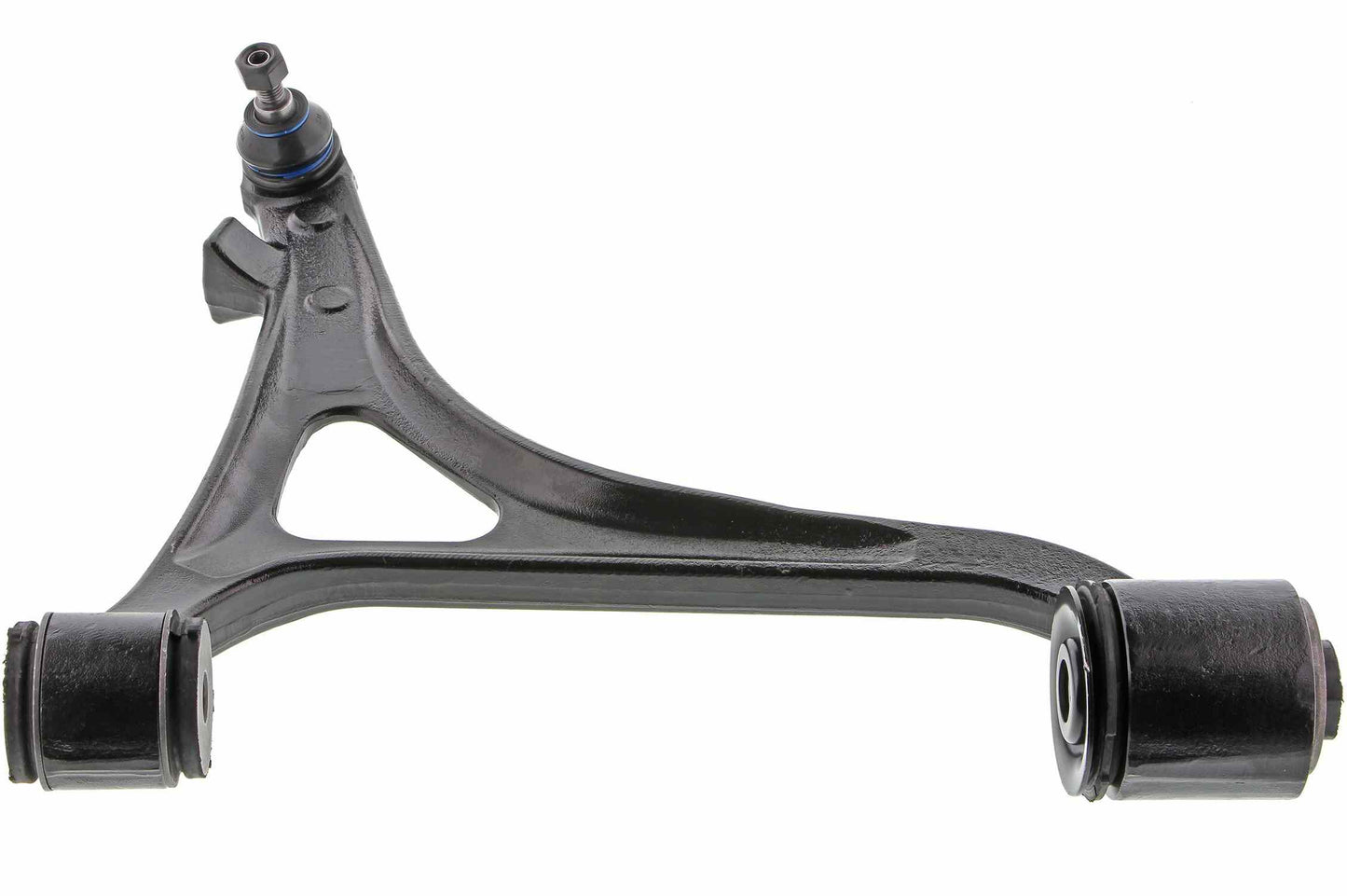 Angle View of Front Left Suspension Control Arm and Ball Joint Assembly MEVOTECH CMS101427