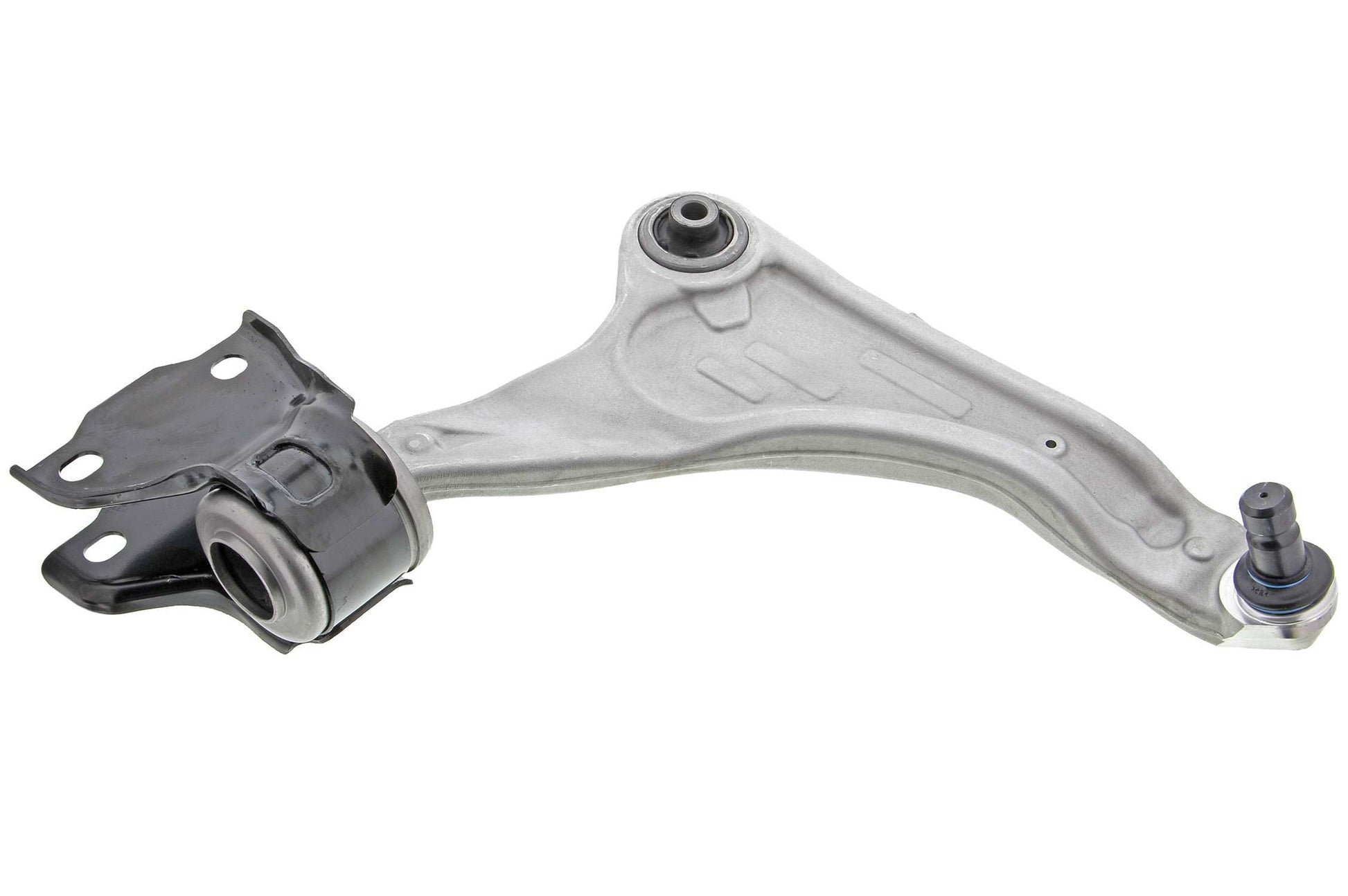 Front View of Front Right Suspension Control Arm and Ball Joint Assembly MEVOTECH CMS101442