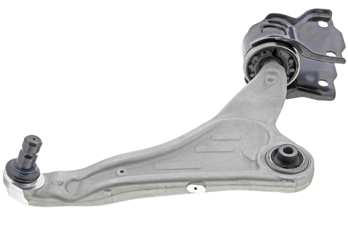 Side View of Front Right Suspension Control Arm and Ball Joint Assembly MEVOTECH CMS101442