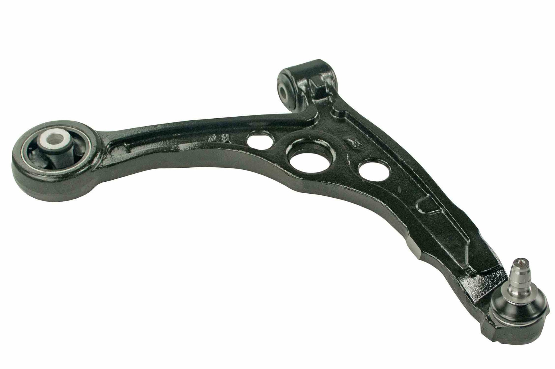 Front View of Front Right Suspension Control Arm and Ball Joint Assembly MEVOTECH CMS101462