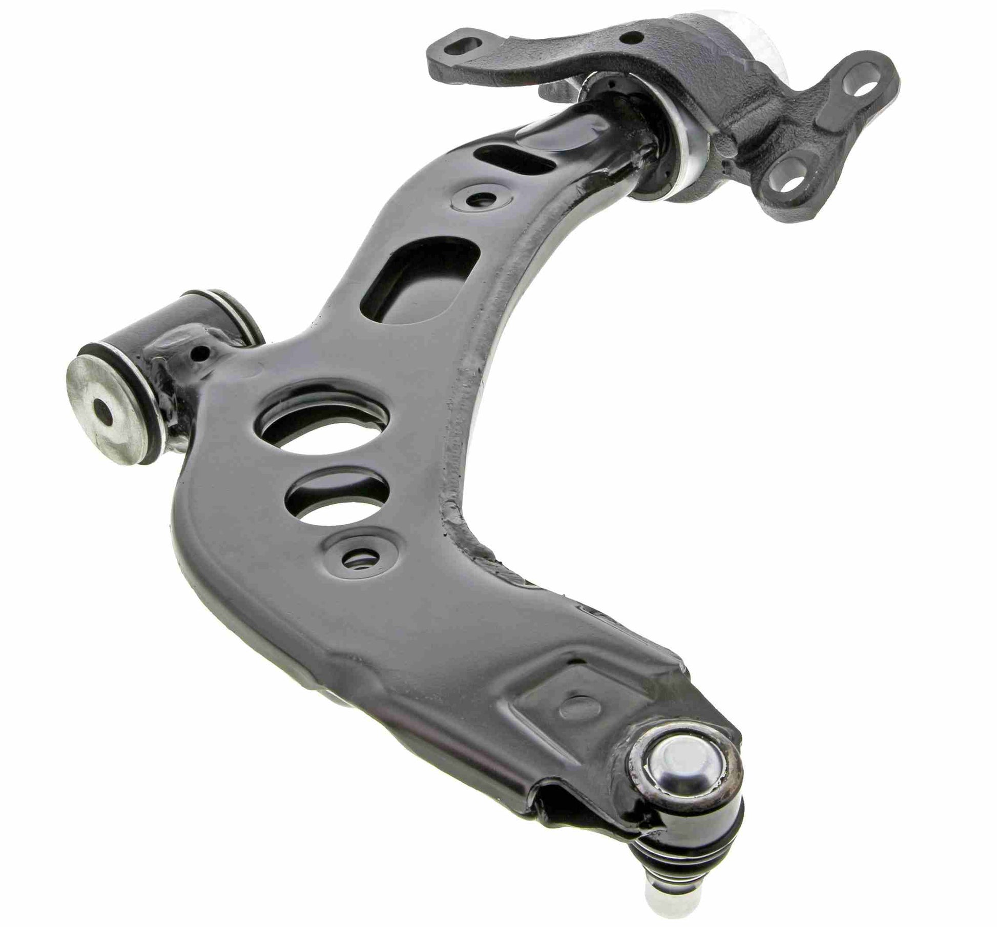 Back View of Front Right Suspension Control Arm and Ball Joint Assembly MEVOTECH CMS101494