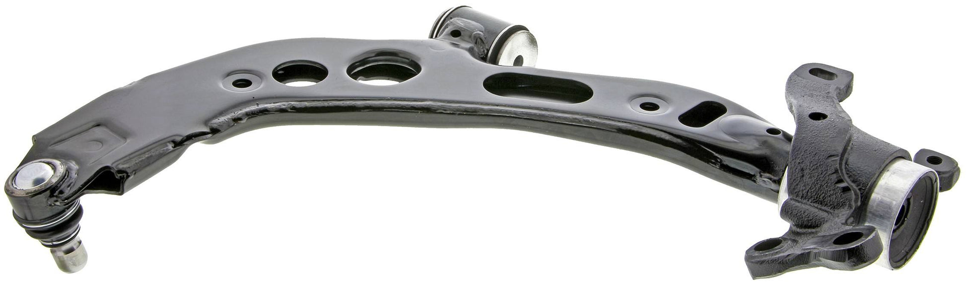 Bottom View of Front Right Suspension Control Arm and Ball Joint Assembly MEVOTECH CMS101494