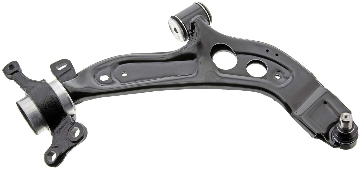 Front View of Front Right Suspension Control Arm and Ball Joint Assembly MEVOTECH CMS101494