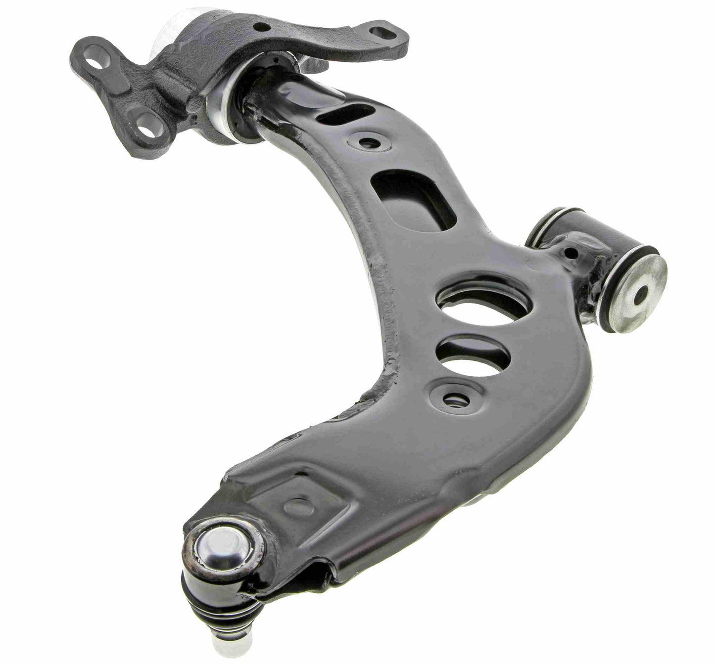 Back View of Front Left Suspension Control Arm and Ball Joint Assembly MEVOTECH CMS101495