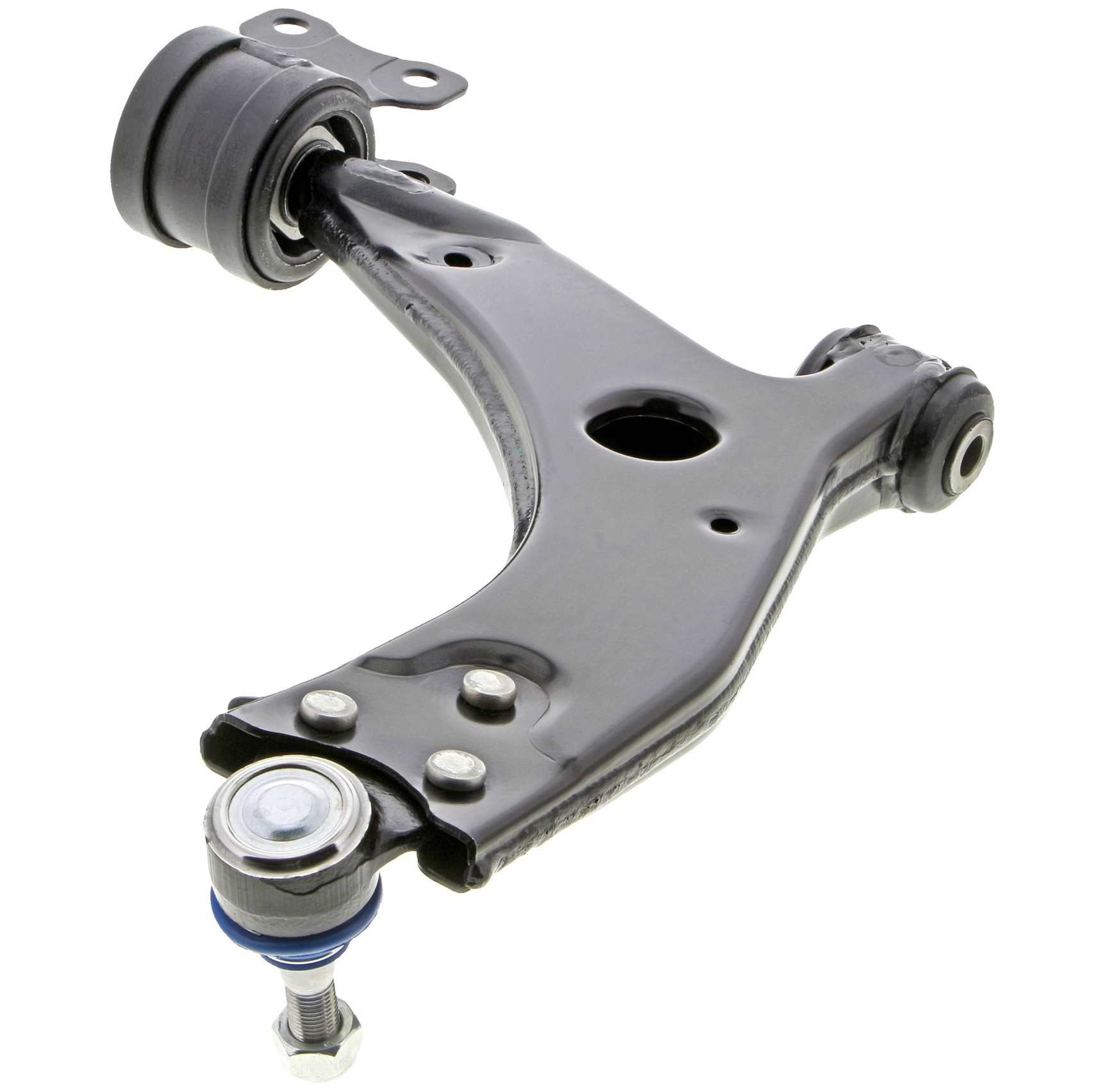 Back View of Front Left Suspension Control Arm and Ball Joint Assembly MEVOTECH CMS10180