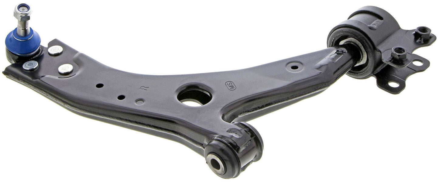 Side View of Front Right Suspension Control Arm and Ball Joint Assembly MEVOTECH CMS10181