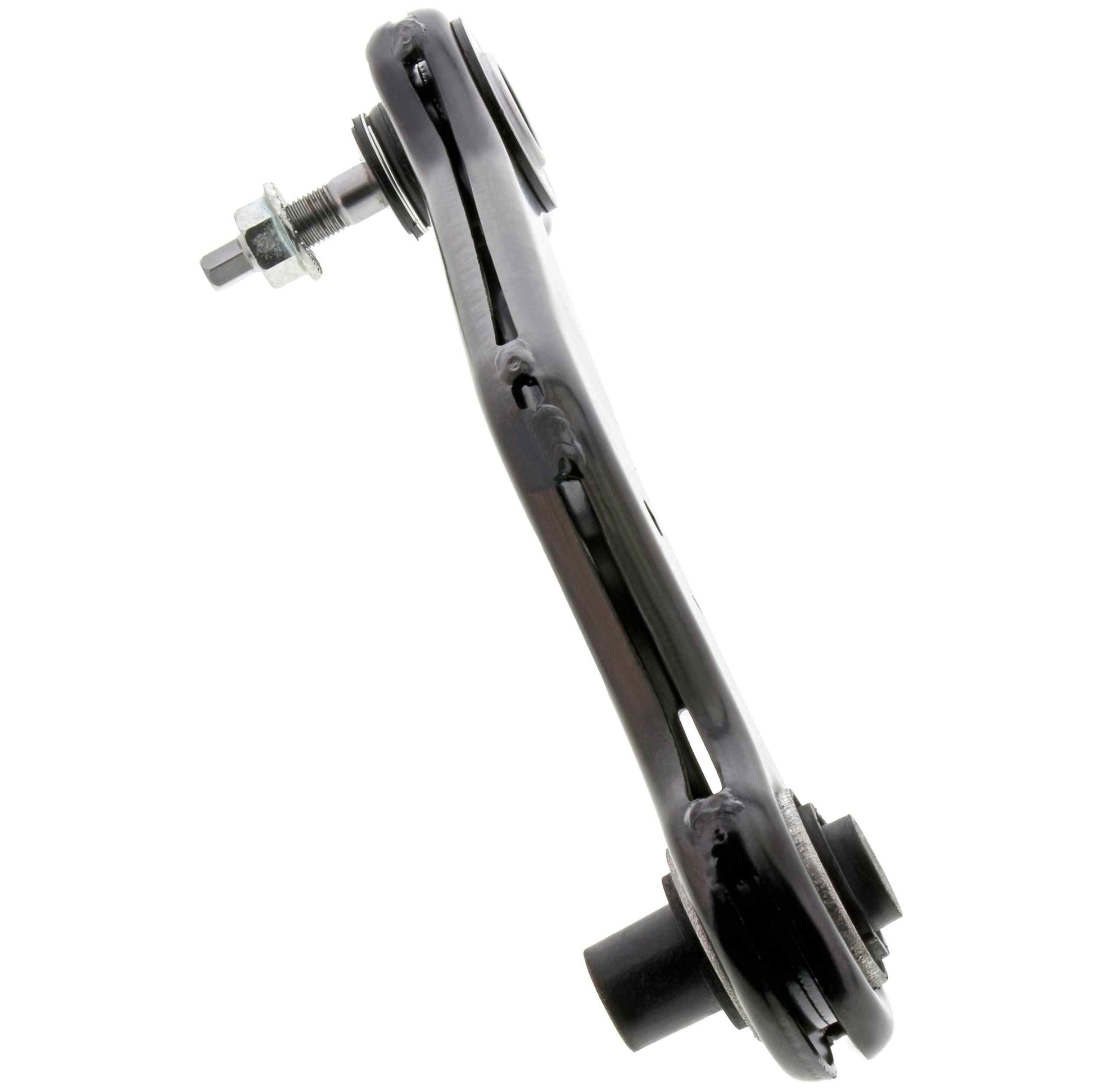 Angle View of Rear Upper Left Suspension Control Arm and Ball Joint Assembly MEVOTECH CMS10199