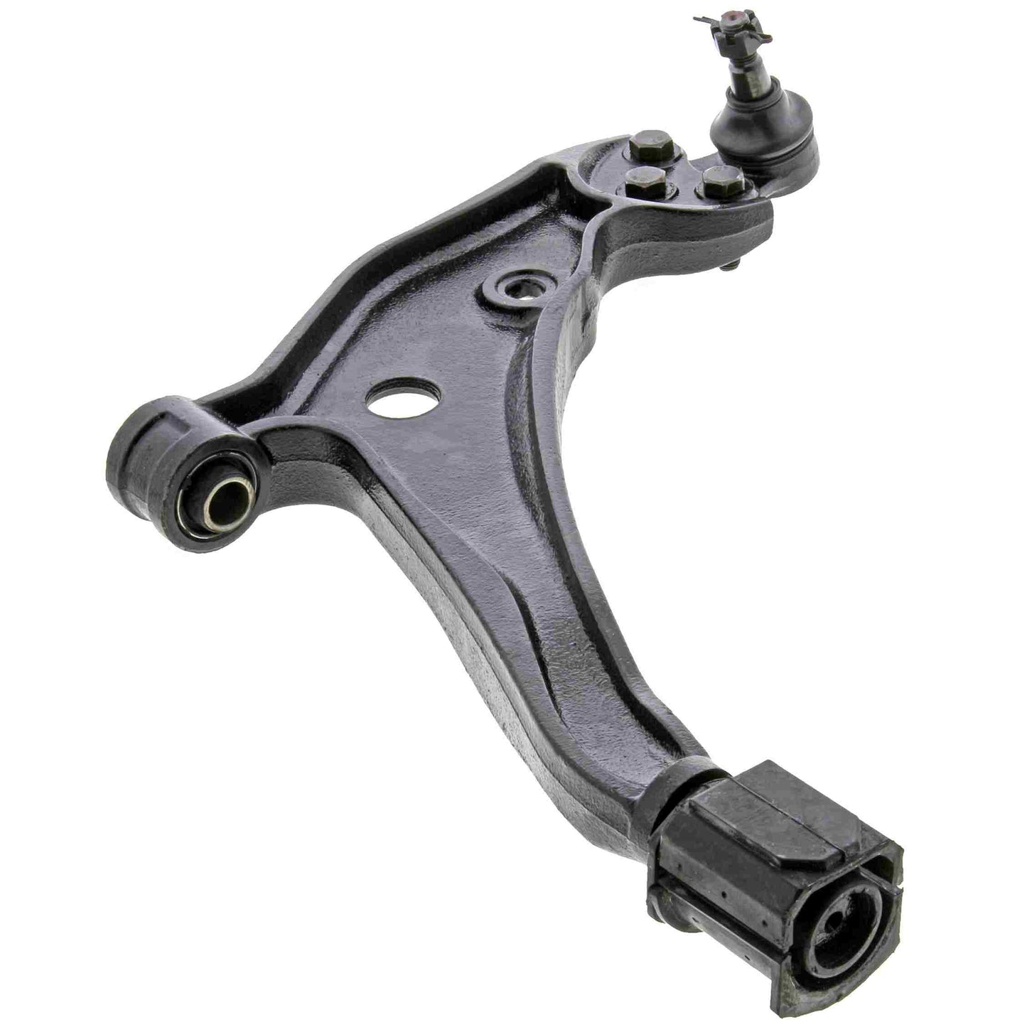 Angle View of Front Right Suspension Control Arm and Ball Joint Assembly MEVOTECH CMS20134