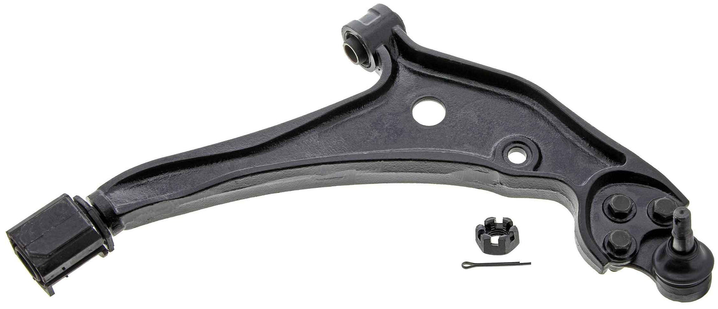 Front View of Front Right Suspension Control Arm and Ball Joint Assembly MEVOTECH CMS20134