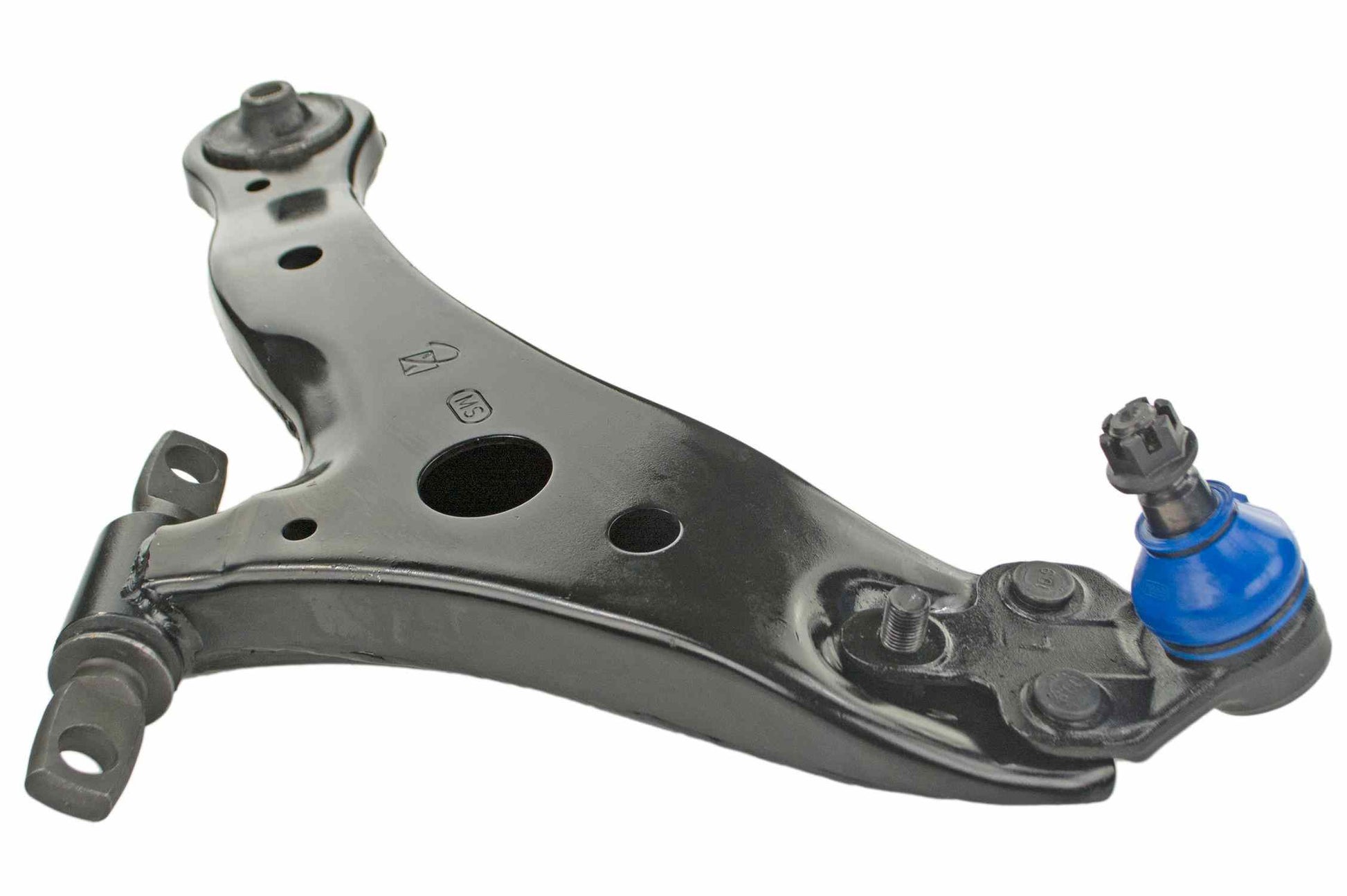 Side View of Front Left Suspension Control Arm and Ball Joint Assembly MEVOTECH CMS20247