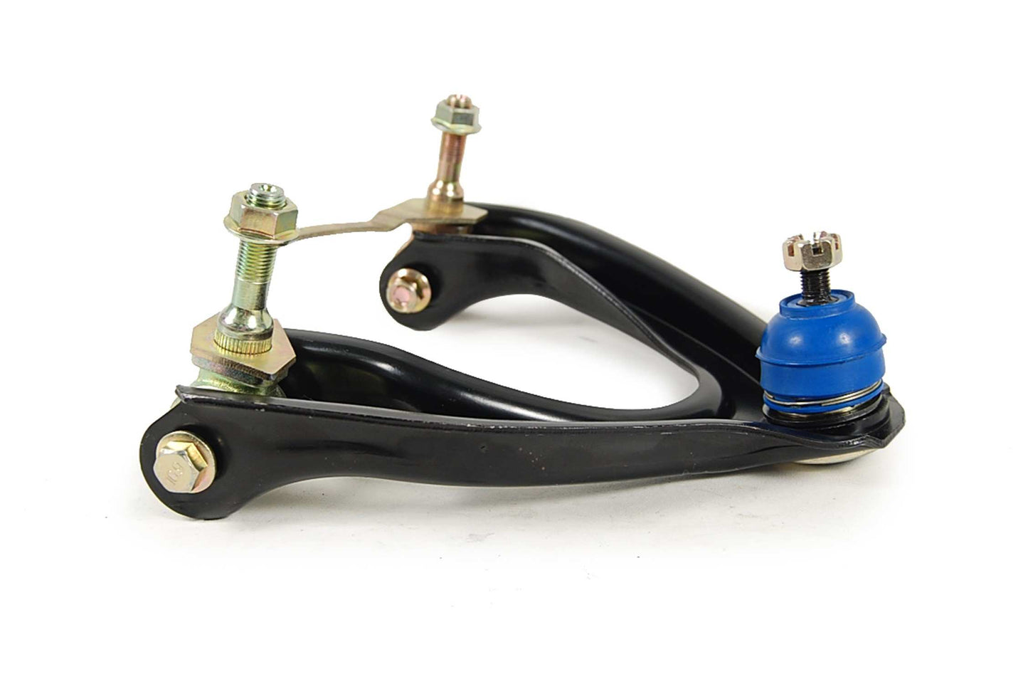 Side View of Front Upper Left Suspension Control Arm and Ball Joint Assembly MEVOTECH CMS20262