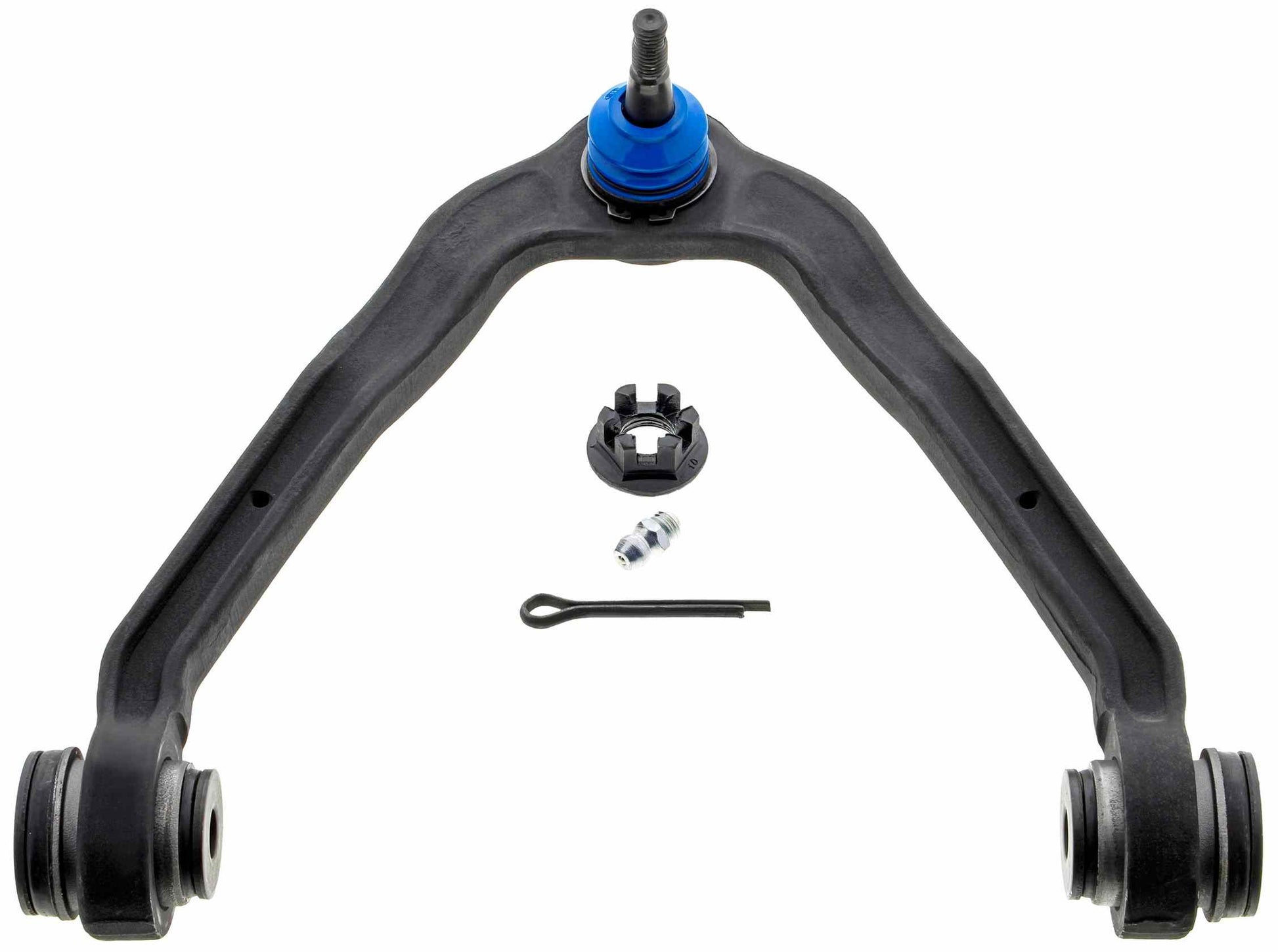 Front View of Front Upper Suspension Control Arm and Ball Joint Assembly MEVOTECH CMS20268