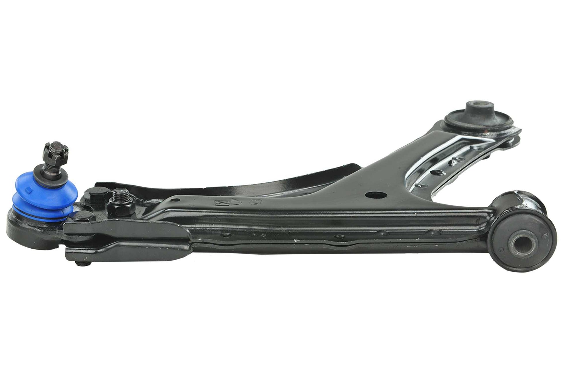 Side View of Front Right Suspension Control Arm and Ball Joint Assembly MEVOTECH CMS20271