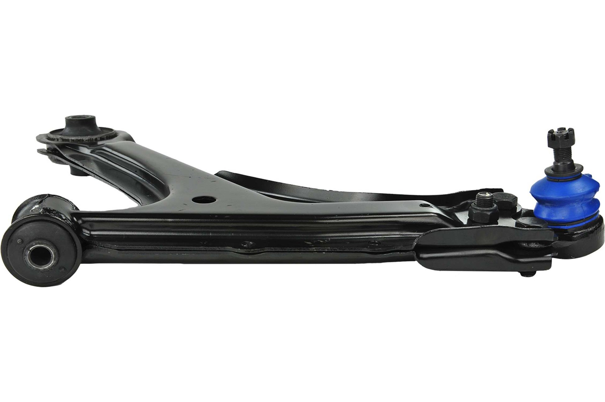 Side View of Front Left Suspension Control Arm and Ball Joint Assembly MEVOTECH CMS20272