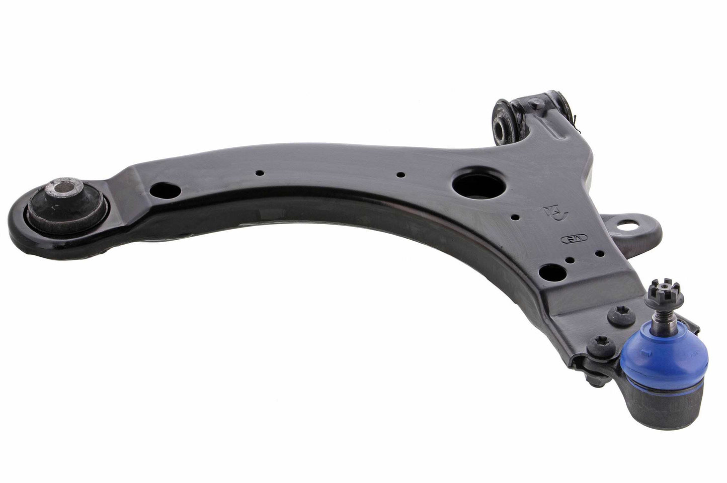 Front View of Front Left Suspension Control Arm and Ball Joint Assembly MEVOTECH CMS20329