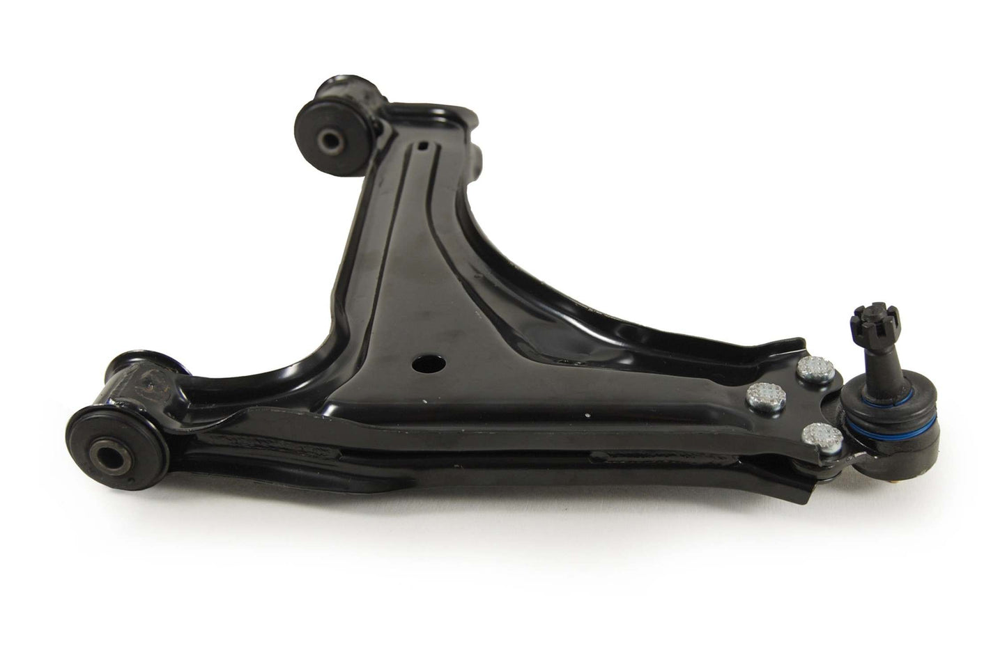 Side View of Front Left Suspension Control Arm and Ball Joint Assembly MEVOTECH CMS20336