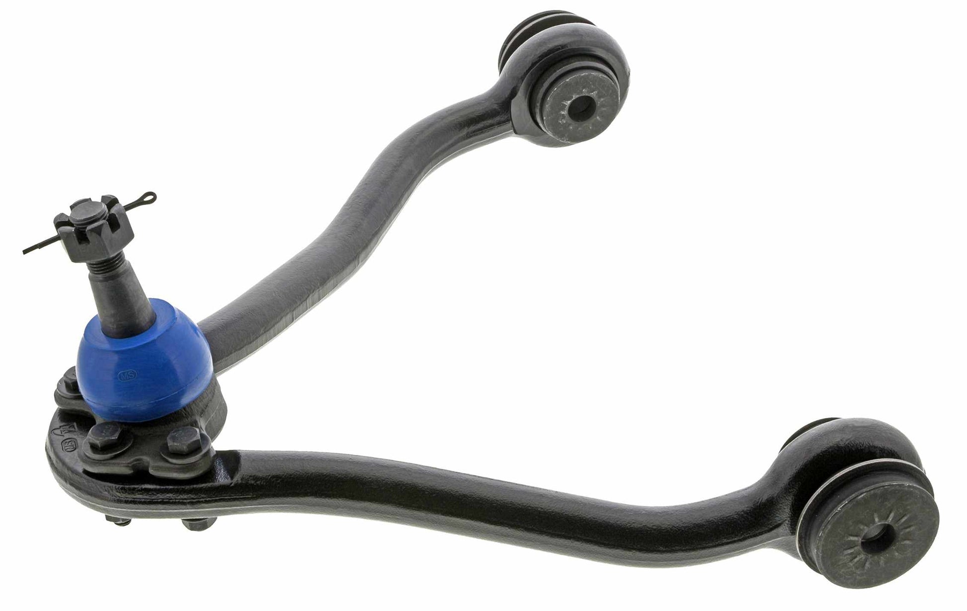 Side View of Front Upper Left Suspension Control Arm and Ball Joint Assembly MEVOTECH CMS20346