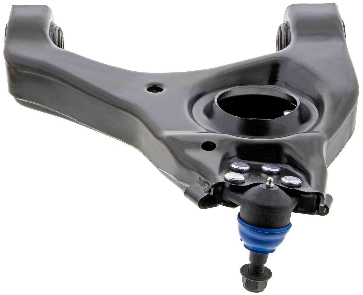 Bottom View of Front Left Suspension Control Arm and Ball Joint Assembly MEVOTECH CMS20348