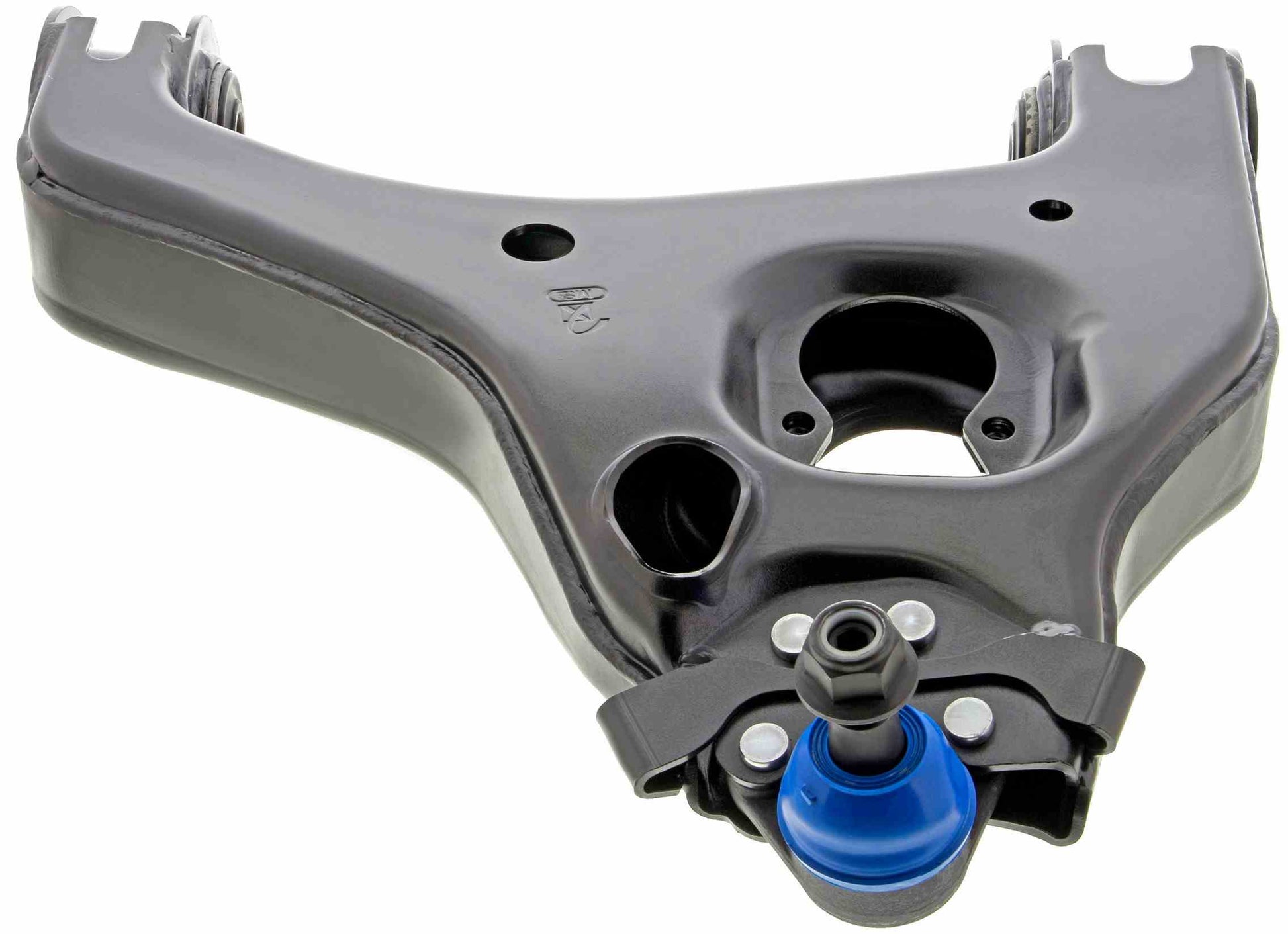 Front View of Front Right Suspension Control Arm and Ball Joint Assembly MEVOTECH CMS20349