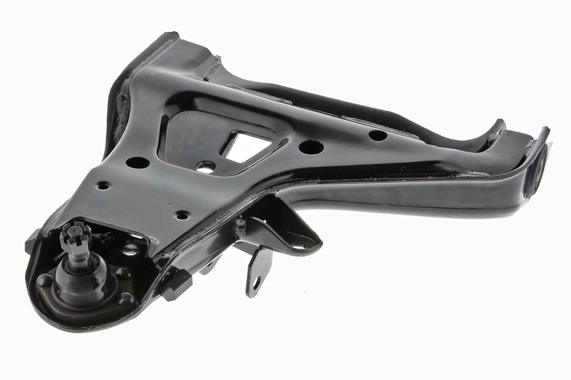 Front View of Front Left Suspension Control Arm and Ball Joint Assembly MEVOTECH CMS20358