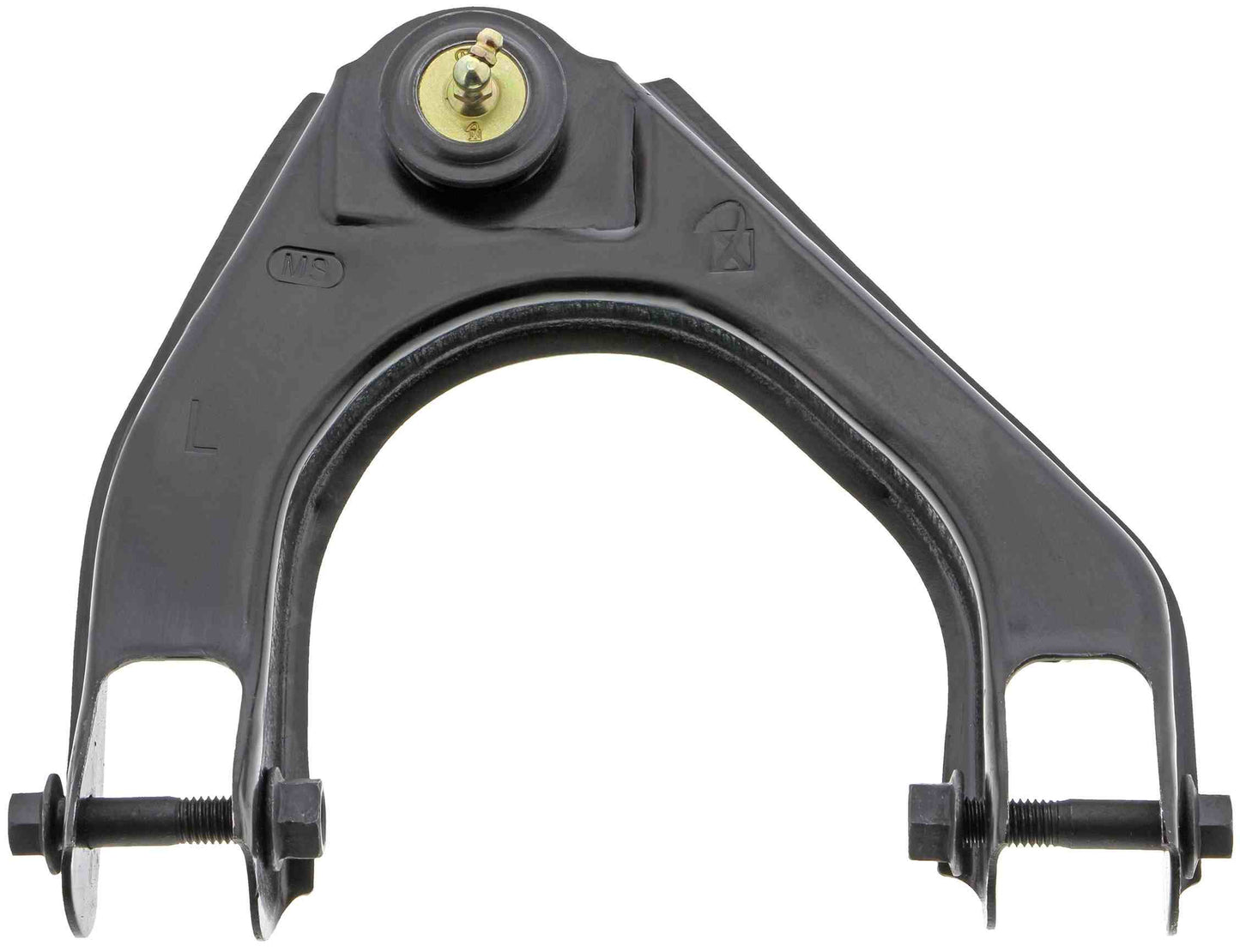 Back View of Front Upper Left Suspension Control Arm and Ball Joint Assembly MEVOTECH CMS20363