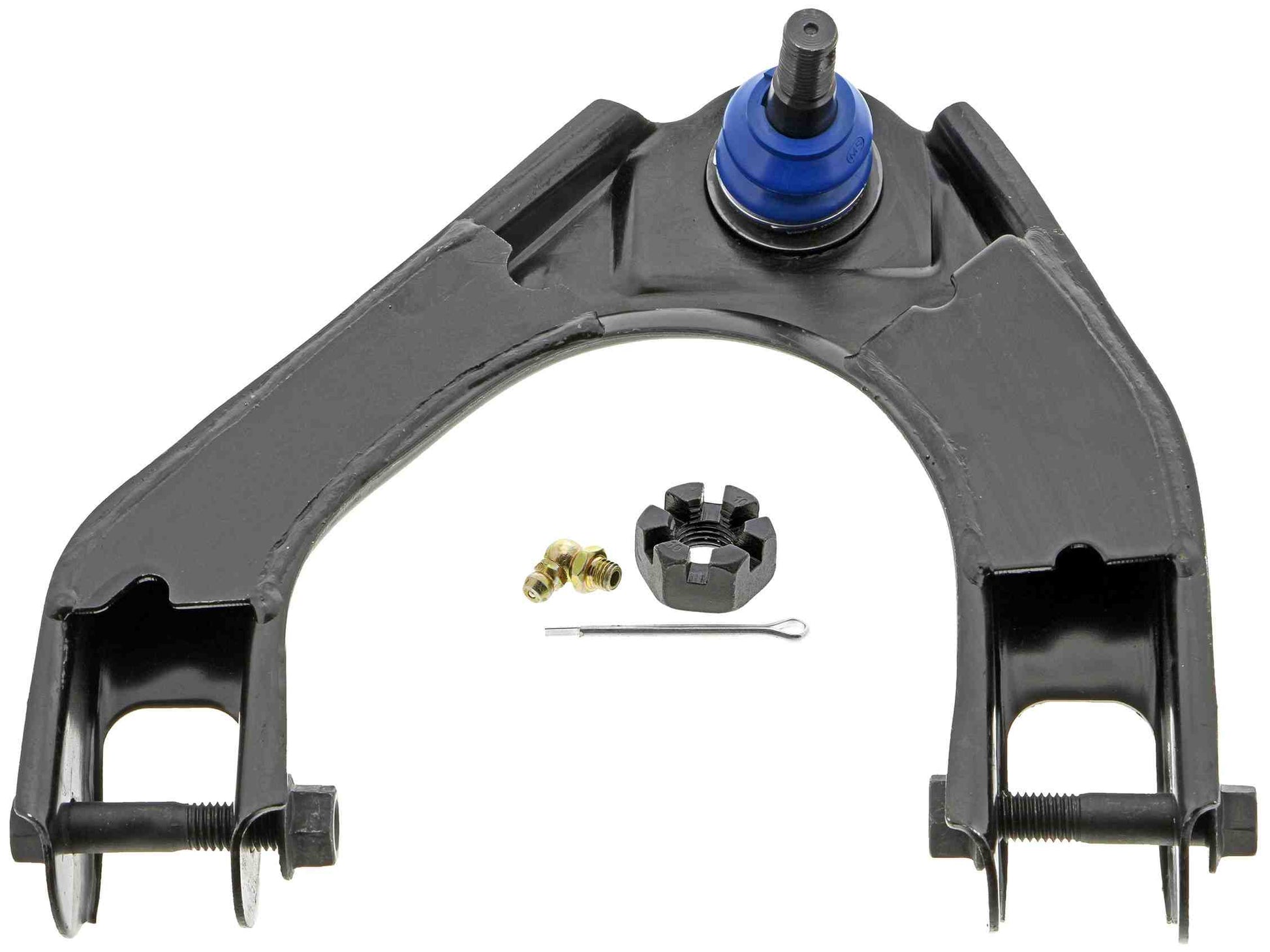 Front View of Front Upper Left Suspension Control Arm and Ball Joint Assembly MEVOTECH CMS20363