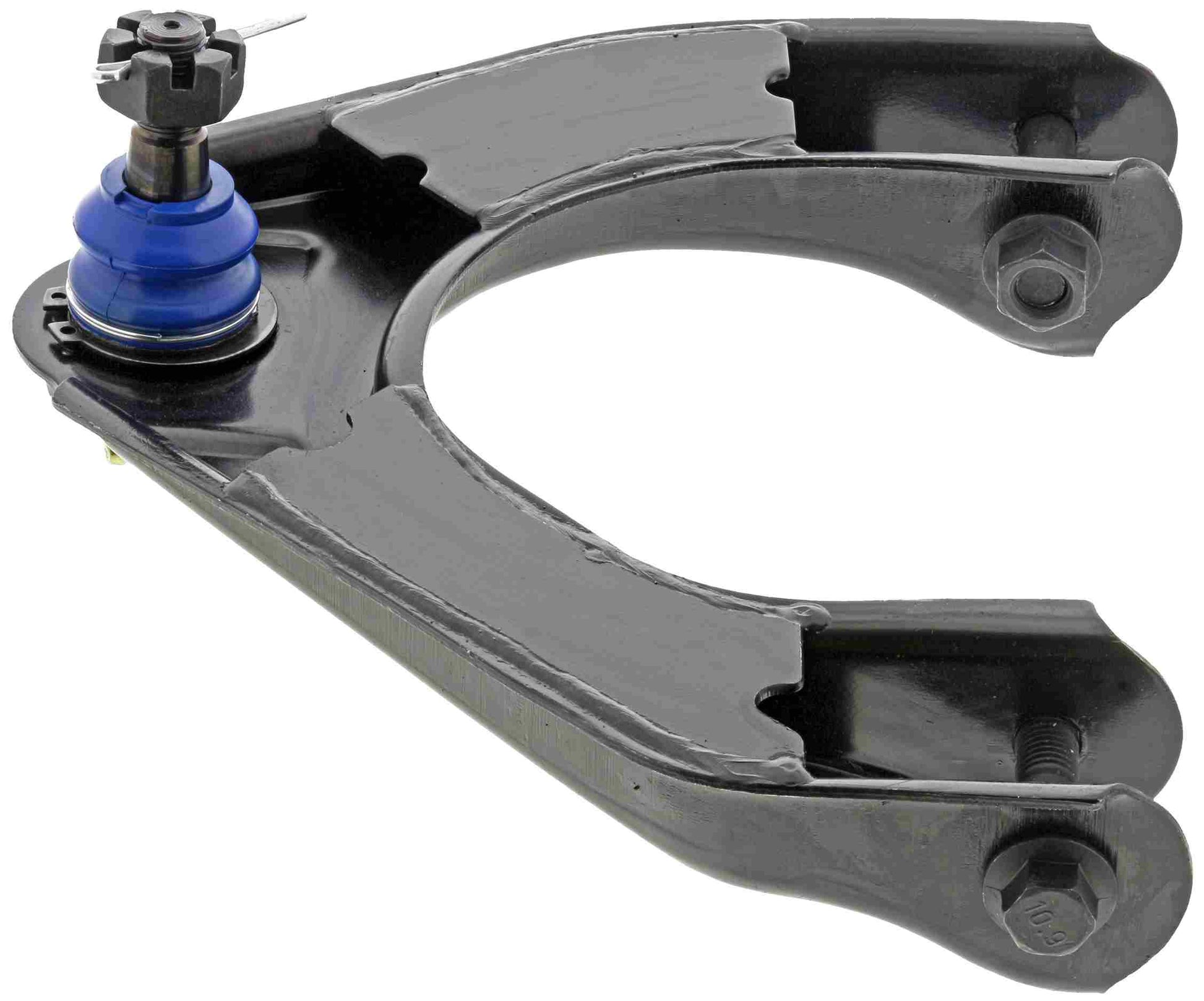 Side View of Front Upper Left Suspension Control Arm and Ball Joint Assembly MEVOTECH CMS20363