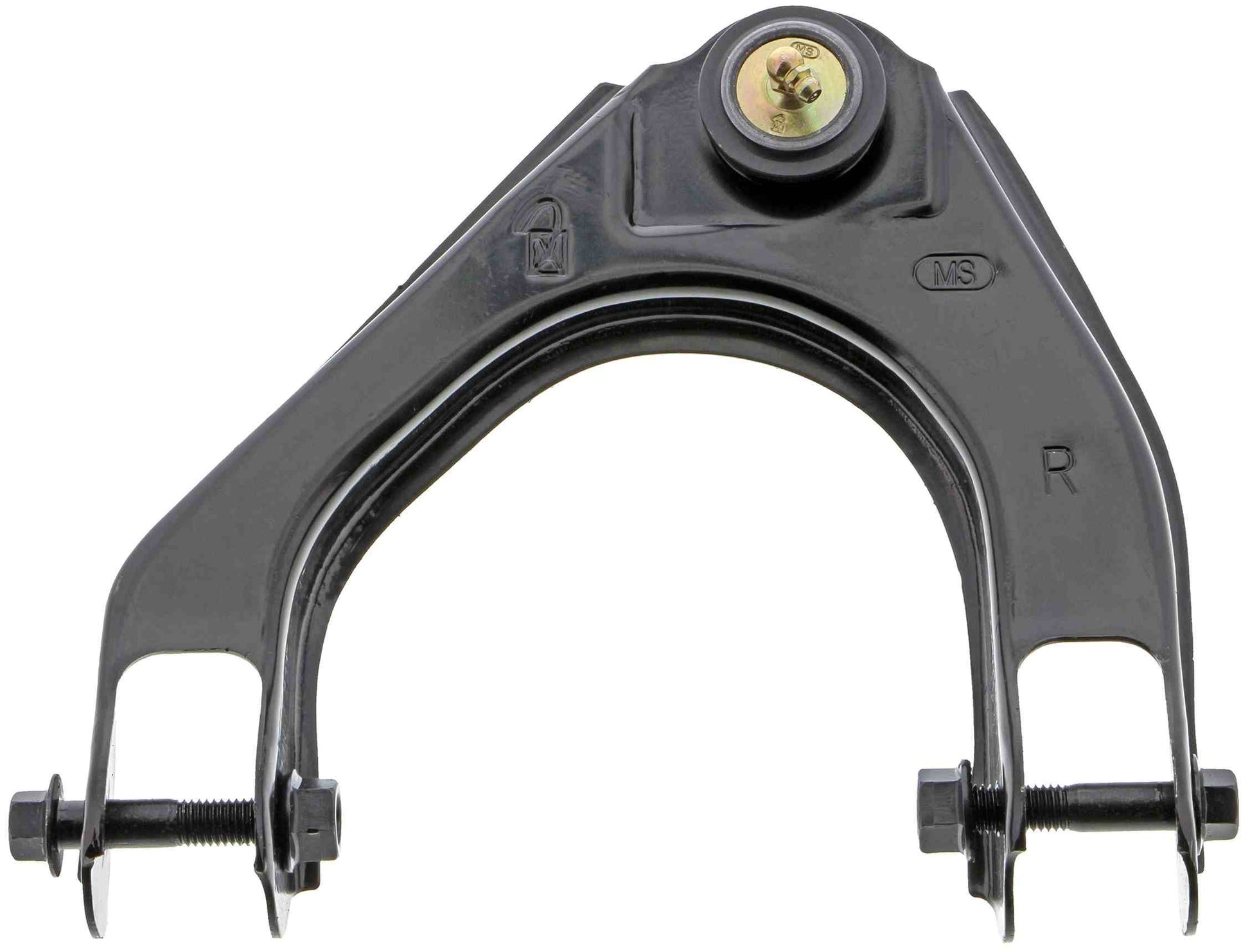 Back View of Front Upper Right Suspension Control Arm and Ball Joint Assembly MEVOTECH CMS20364