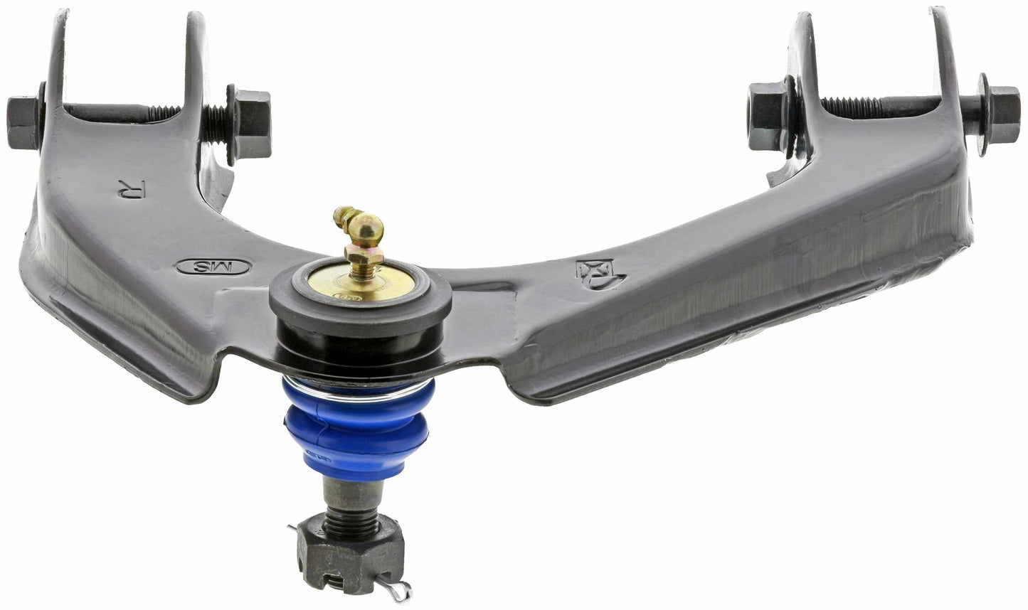 Bottom View of Front Upper Right Suspension Control Arm and Ball Joint Assembly MEVOTECH CMS20364