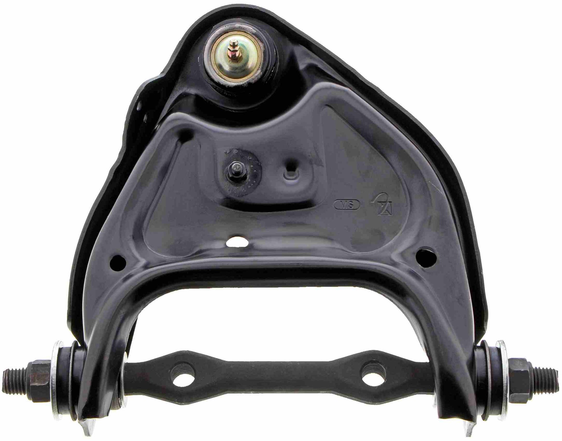 Back View of Front Upper Right Suspension Control Arm and Ball Joint Assembly MEVOTECH CMS20381