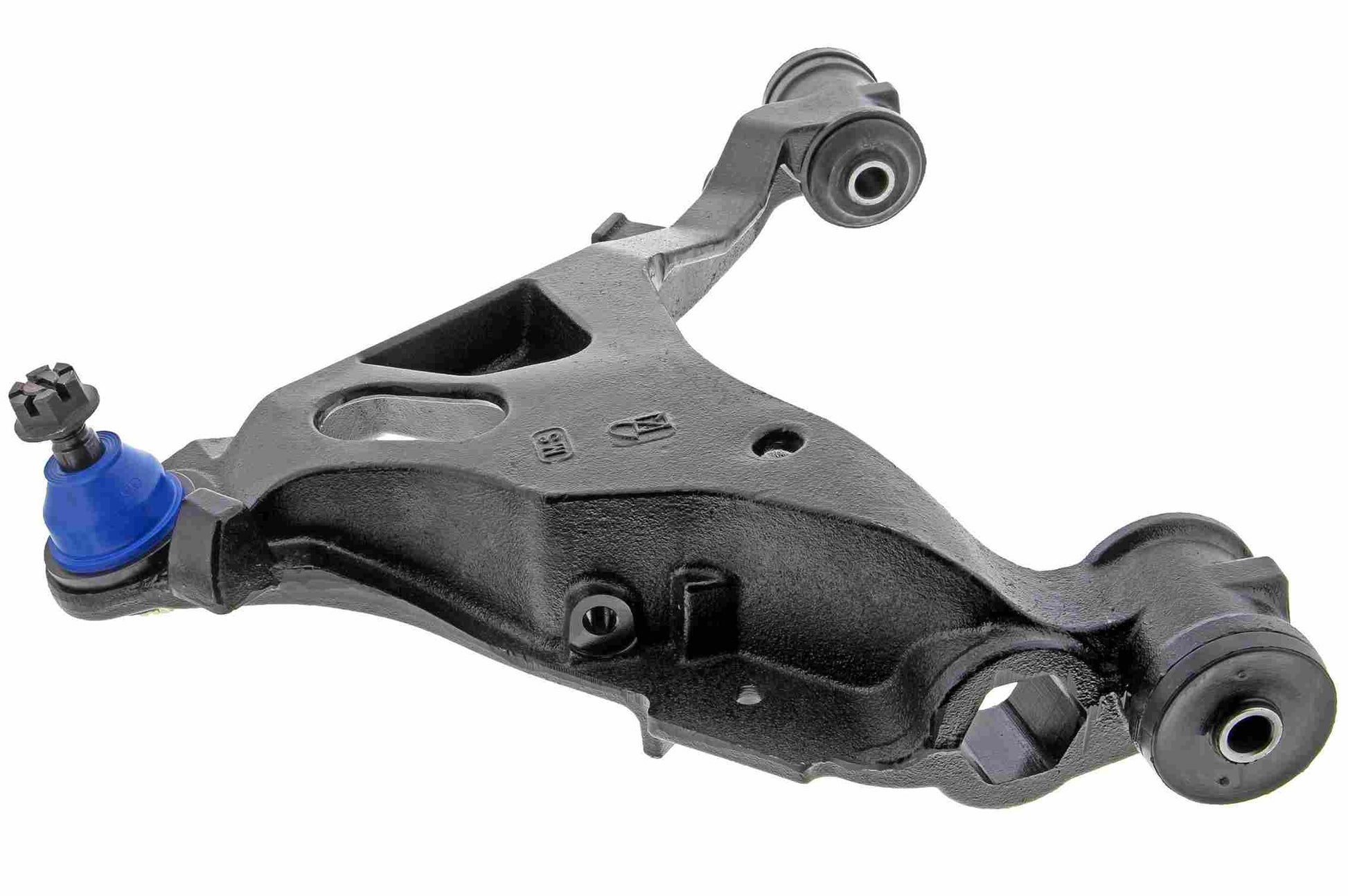 Side View of Front Right Suspension Control Arm and Ball Joint Assembly MEVOTECH CMS20399