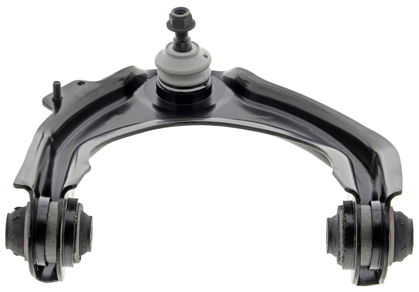 Angle View of Front Upper Right Suspension Control Arm and Ball Joint Assembly MEVOTECH CMS20405