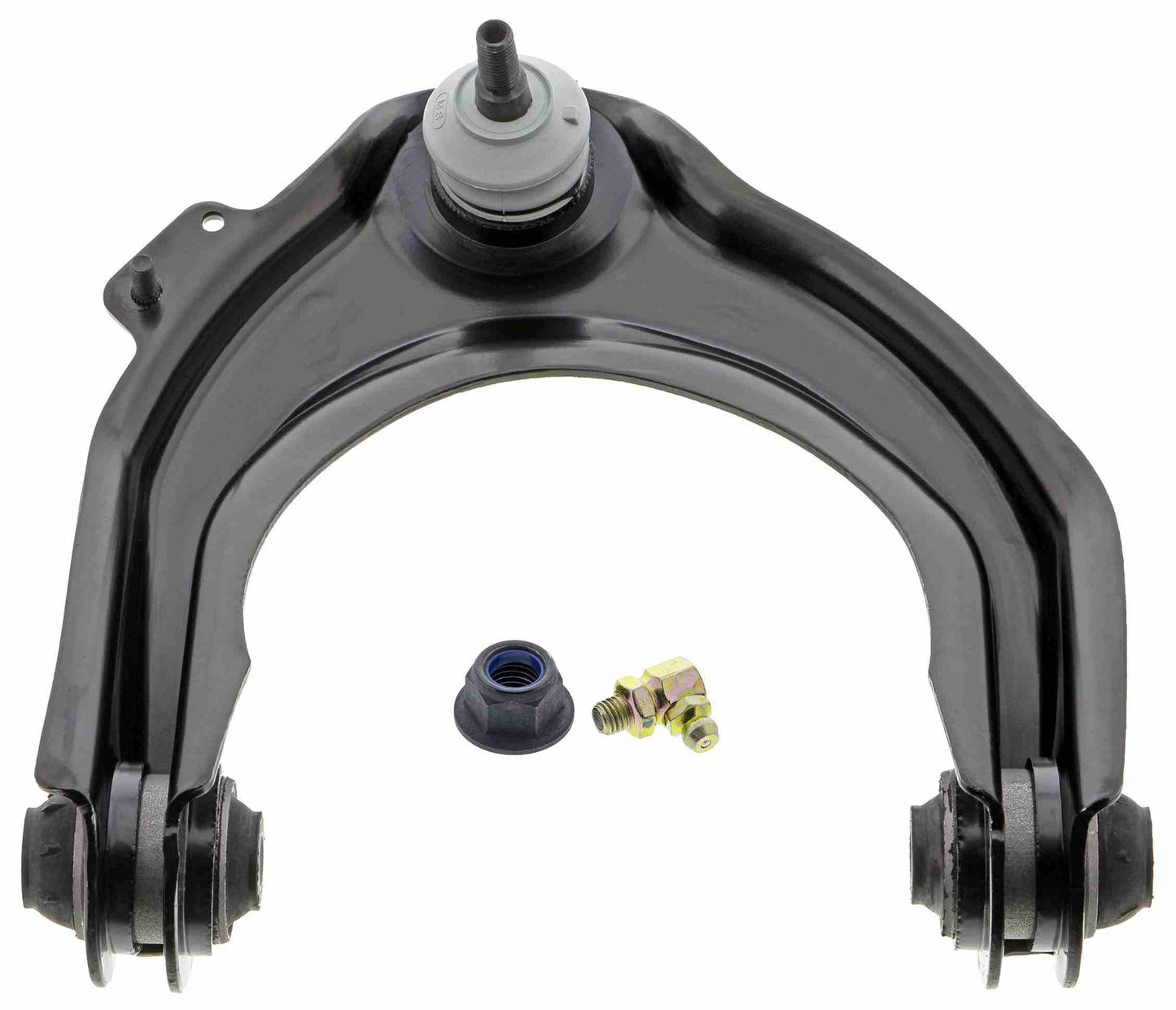 Front View of Front Upper Right Suspension Control Arm and Ball Joint Assembly MEVOTECH CMS20405