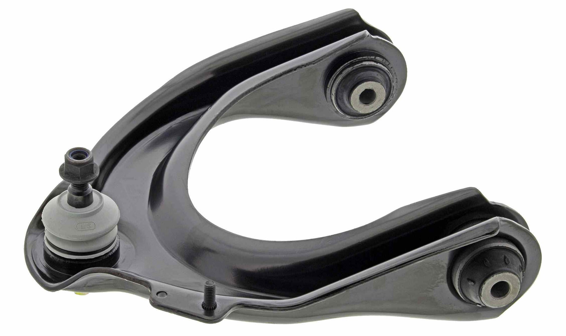 Side View of Front Upper Right Suspension Control Arm and Ball Joint Assembly MEVOTECH CMS20405