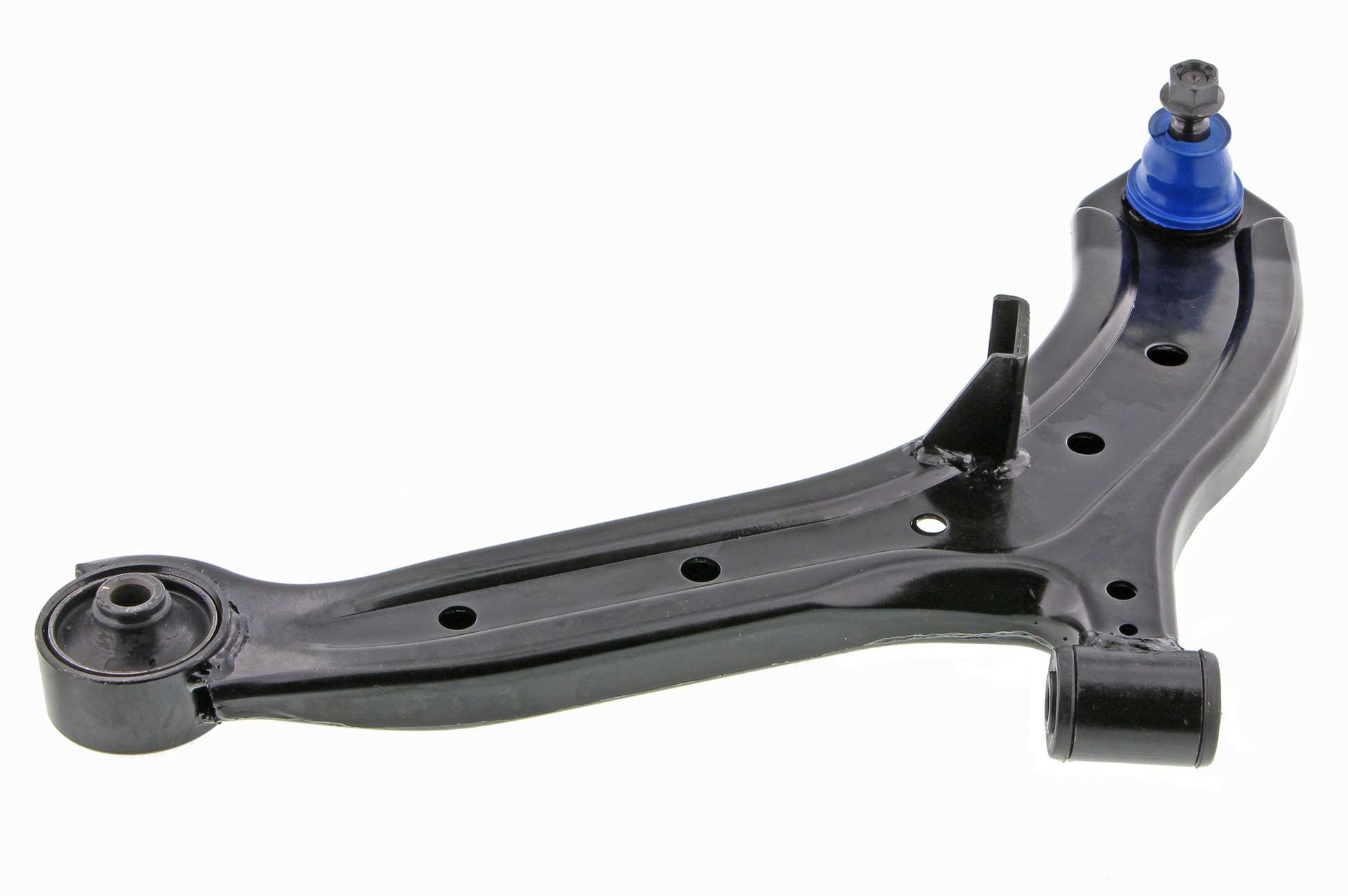 Angle View of Front Left Suspension Control Arm and Ball Joint Assembly MEVOTECH CMS20418