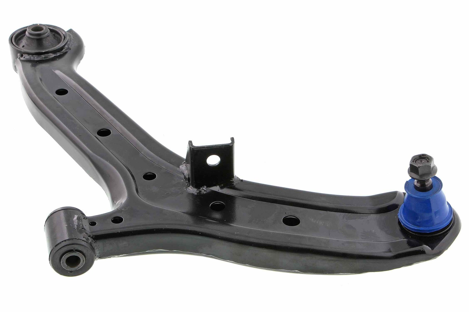 Side View of Front Left Suspension Control Arm and Ball Joint Assembly MEVOTECH CMS20418