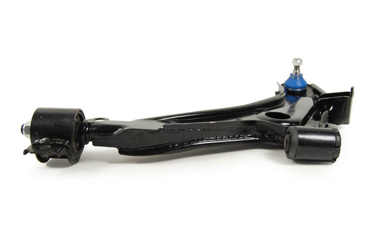 Angle View of Front Left Suspension Control Arm and Ball Joint Assembly MEVOTECH CMS20420