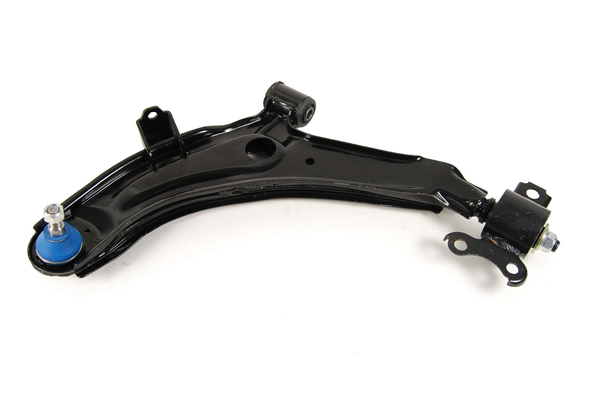 Front View of Front Left Suspension Control Arm and Ball Joint Assembly MEVOTECH CMS20420