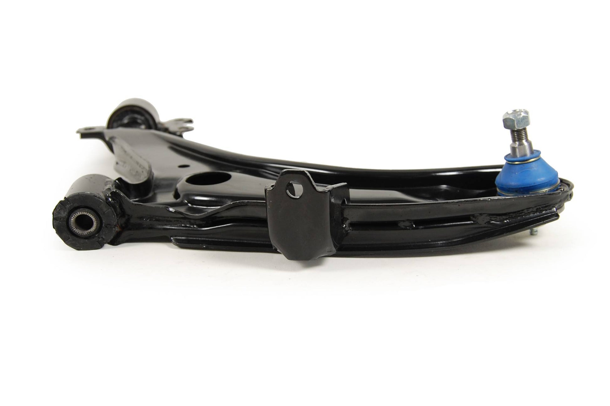 Side View of Front Left Suspension Control Arm and Ball Joint Assembly MEVOTECH CMS20420