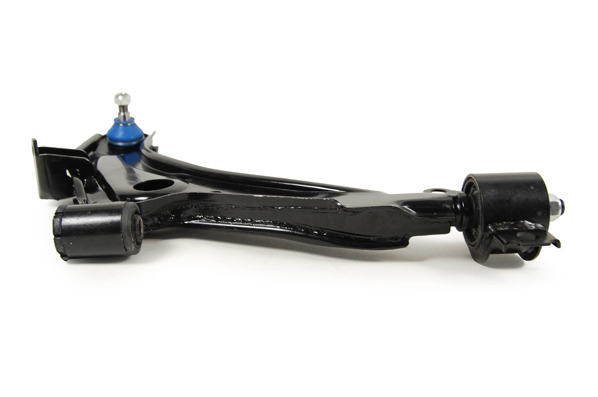 Angle View of Front Right Suspension Control Arm and Ball Joint Assembly MEVOTECH CMS20421