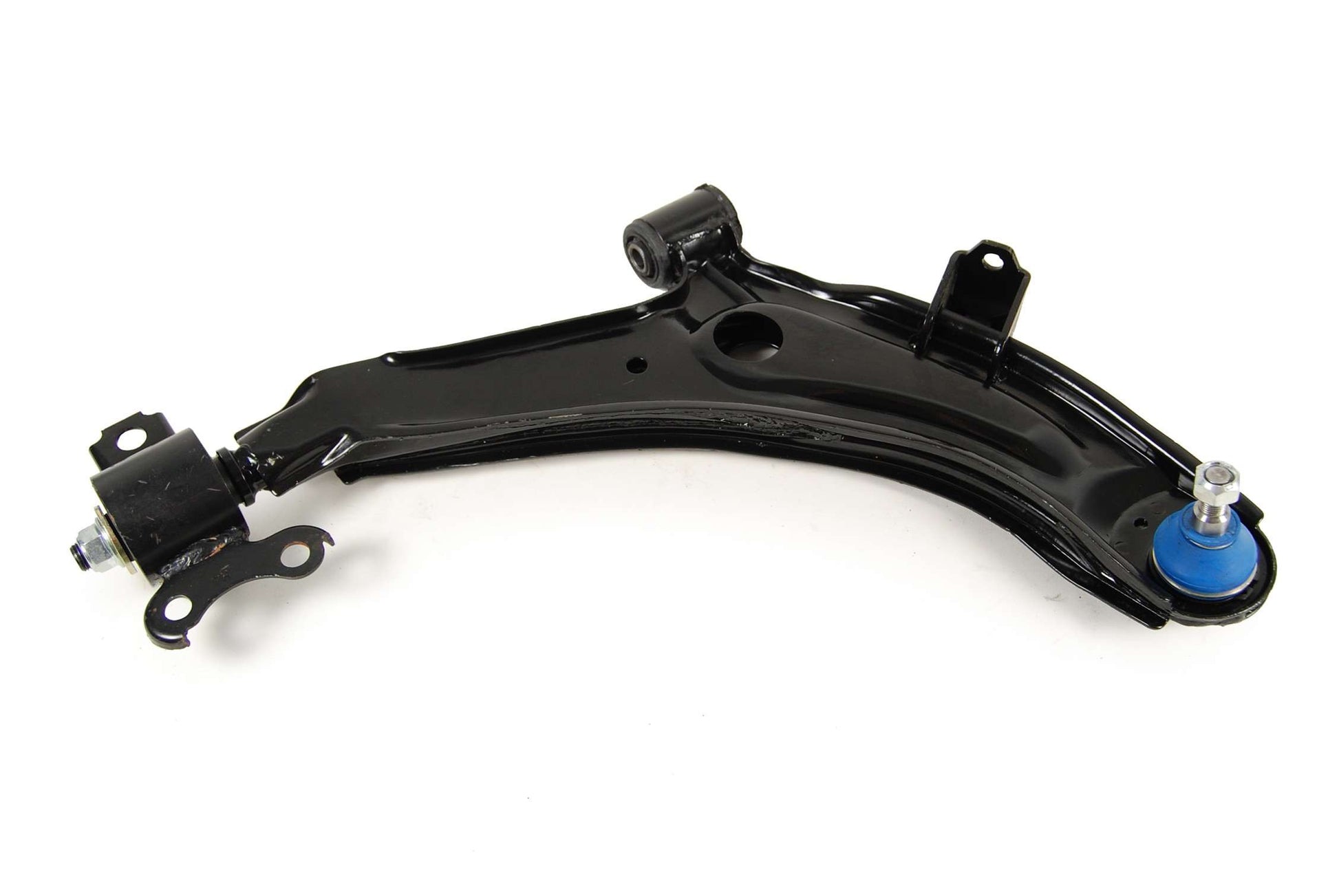 Front View of Front Right Suspension Control Arm and Ball Joint Assembly MEVOTECH CMS20421