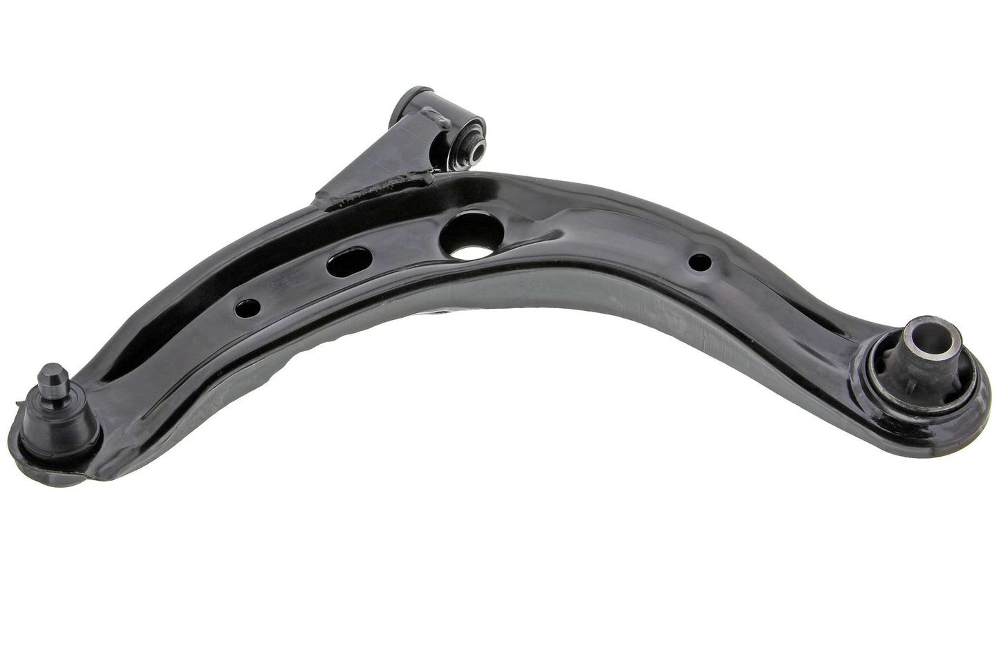 Front View of Front Left Suspension Control Arm and Ball Joint Assembly MEVOTECH CMS20449