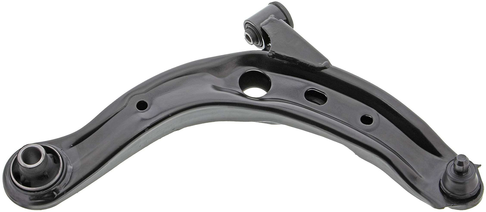 Front View of Front Right Suspension Control Arm and Ball Joint Assembly MEVOTECH CMS20450