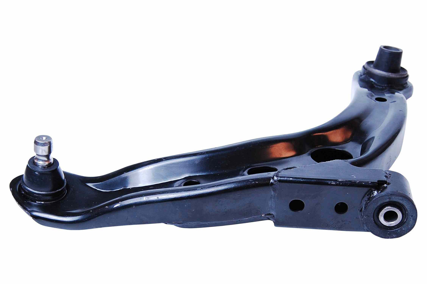 Side View of Front Right Suspension Control Arm and Ball Joint Assembly MEVOTECH CMS20450